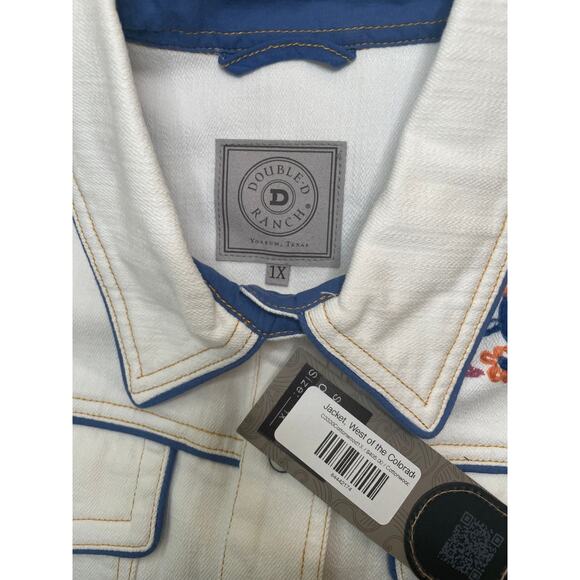 Double D Ranch Embroidered West of the Colorado Jacket 1X NWT Ranch Romance - Picture 9 of 16